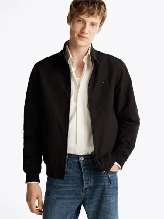 Tommy Hilfiger Μπουφάν Αδιάβροχο Μαύρο