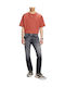 2019 D-strukt Herren Jeanshose mit Slim Passform Charcoal