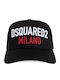 Dsquared2 Milano Baseball Καπέλο Strapback Bcm0917 05c00001 2124 Μαύρο Βαμβακερό