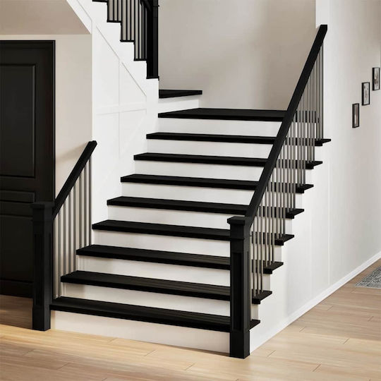 Vidaxl Stair Treads 16 Pieces Dark Brown Solid Oak Wood Brown