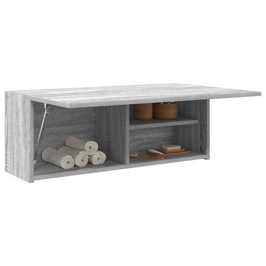 vidaXL Cabinet de baie L80xA25xÎ30cm Sonoma