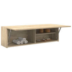 vidaXL Cabinet de baie L100xA25xÎ30cm Sonoma
