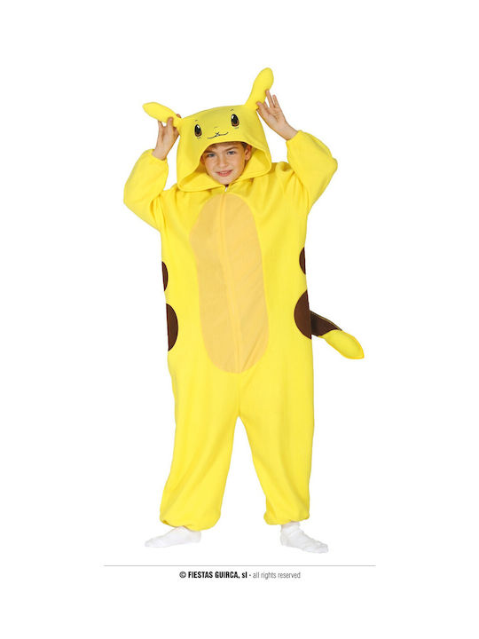 Kids Carnival Costume Yellow Monster