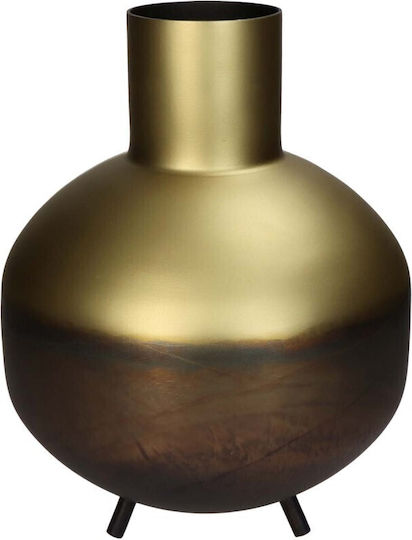 JK Home Decoration Decorative Glass Vase Gold