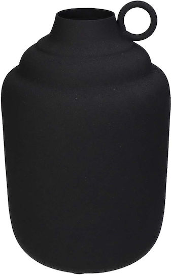 JK Home Decoration Decorative Vase Black 13x13x20cm