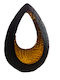 TnS Kerzenhalter Metall in Schwarz Farbe 20x29x8cm 1Stück