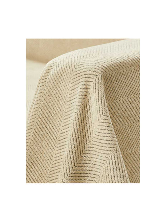 Whitegg P86 Sofa Throw 2 Seater 180x240cm Ecru 3