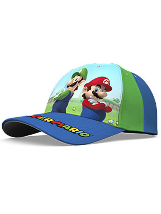 Pălărie pentru copii Disney Băieți Super Mario #012-023 Albastru Verde