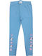 Kinder Leggings Lang Turquoise Minnie