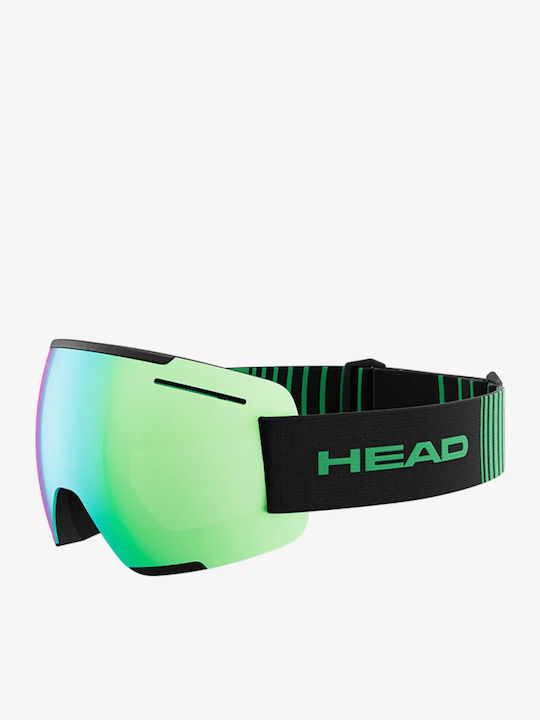 Head F-lyt Ski & Snowboard Goggles Kids Green with Lens in Green Color