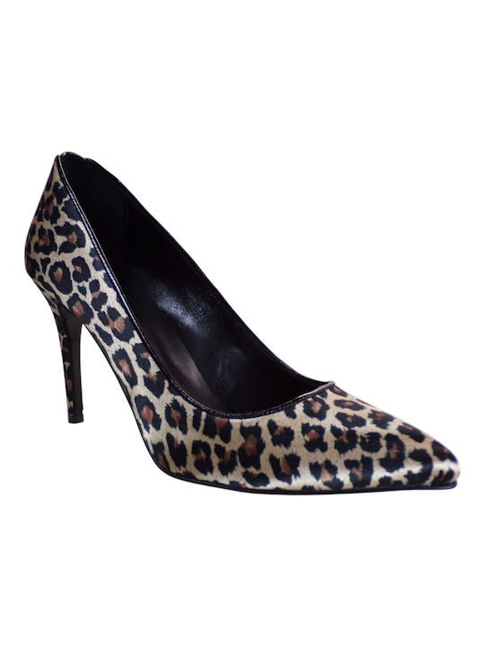 Dominique Shoes Multicolour Heels Animal Print