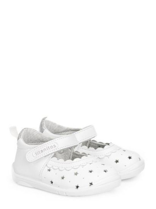 Titanitos Kinder Pumps & Ballerinas Leder Weiße