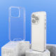 Prio Protective Cover Silicone Transparent Back Cover for iPhone 16 Pro