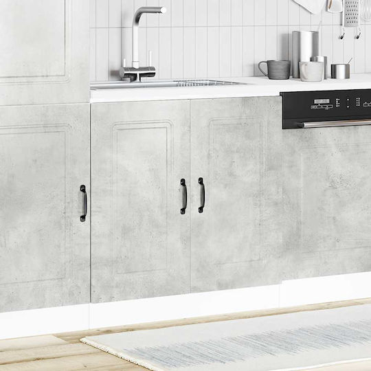 Kalmar Sink Cabinet Gray Sonoma 80x46x81.5pcs