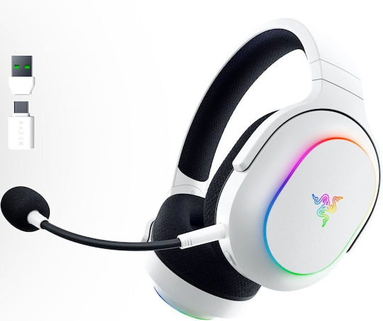 Razer Barracuda X Chroma Wireless Over Ear Gaming Headset with Bluetooth / USB Connectivity White for Nintendo Switch / Nintendo Switch 2 / PC / PS4 / PS5