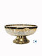 Galifas Bol Decorativ Sticlă Maro 26x26x4cm 1buc