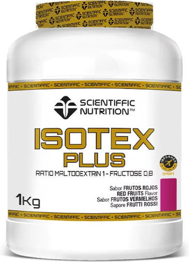 Scientiffic Nutrition Isotex Plus Συμπλήρωμα Pre Workout 1000ml Red Fruits