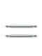 Replacement Stainless Steel Watch Bands for Smart Watches 22mm 2pcs Silver OEM