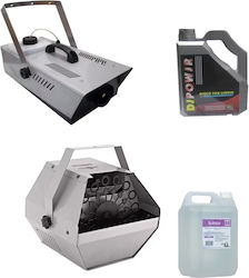 Smoke Machine Bubble Machine Set 60 W Ideallstore 1200 W Liquid 4.5 L Included Smoke Machine Bubble Machine Set 60 W Ideallstore 1200 W Liquid 4.5 L Included
