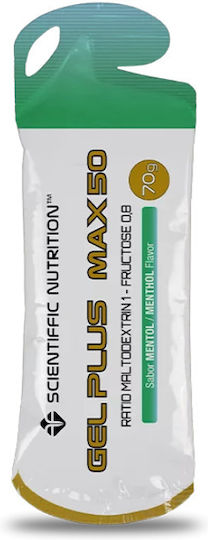 Scientiffic Nutrition Gel Plus Max 50 Ειδικό Συμπλήρωμα Διατροφής 70gr Menthol