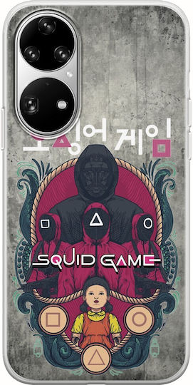 Squid Game Huawei P50 Pro Flexible Tpu Διάφανη Σιλικόνη