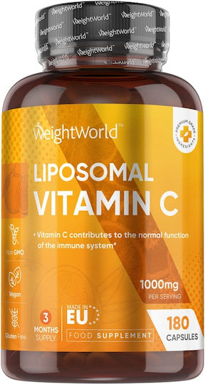WeightWorld Liposomal Vitamin C Витамин за Кожата & Антиоксидантно действие 1000мг 180 капси