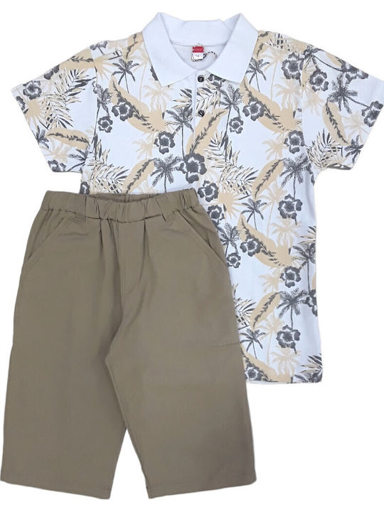 Joyce Kids Set with Beige Shorts 2 Pieces