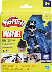 Hasbro Play-Doh Modelling Dough Set Black Panth...