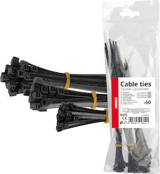 Set Coliere de Cablu 2.5x100mm 3.6x150mm 3.6x200mm Culoare Neagră Amio 60 Bucăți Set Coliere de Cablu 2.5x100mm 3.6x150mm 3.6x200mm Culoare Neagră Amio 60 Bucăți