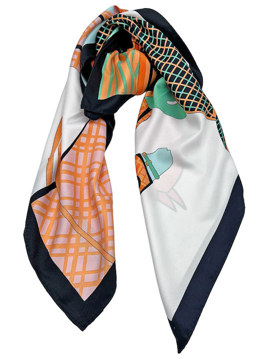 Savil Women's Silk Scarf Multicolour