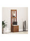 Sandens Мебел за Антре с Шкаф за Обувки 45x40x159.5см