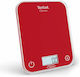 Tefal Optiss Digital Kitchen Scale Up To 5kg Red
