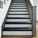 Vidaxl Stair Treads 2 Pieces Dark Brown Solid Oak Wood Brown