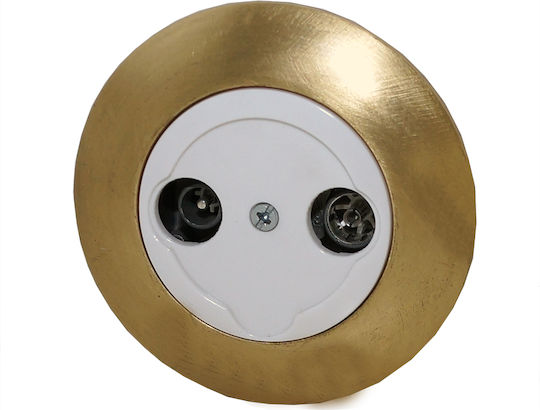 Traditional Handmade Lighting Dits > Solid Brass Frame Handmade TV