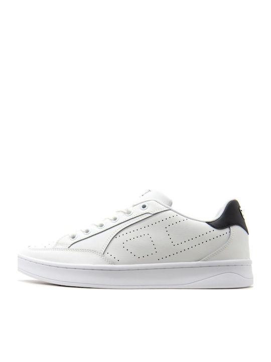 Diesel Ανδρικά Sneakers Λευκό- Μαύρο
