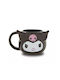 D&h 3D Mug Kuromi Clay Three-Dimensional Figure Cup 350ml Black
