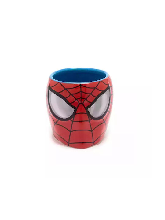 Cana 3D D&h Spiderman Figurină Tridimensională din Lut 350ml Roșu