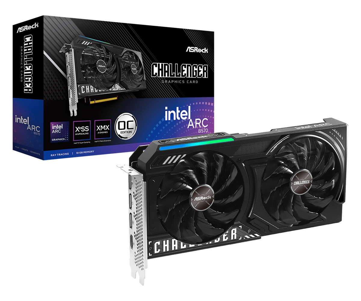 ASRock Arc B570 10GB GDDR6 Challenger OC Κάρτα Γραφικών