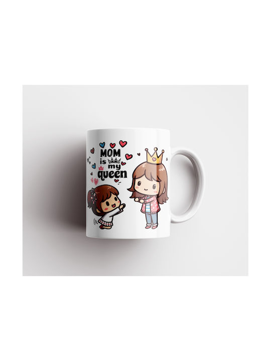 White Ceramic Mother's Day Mug Dp0124