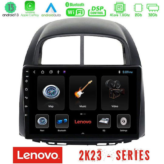 Lenovo Ηχοσύστημα Αυτοκινήτου για Daihatsu Sirion Subaru Justy 2006-2012 (Bluetooth/USB/WiFi/GPS/Apple-Carplay/Android-Auto) με Οθόνη Αφής 10"