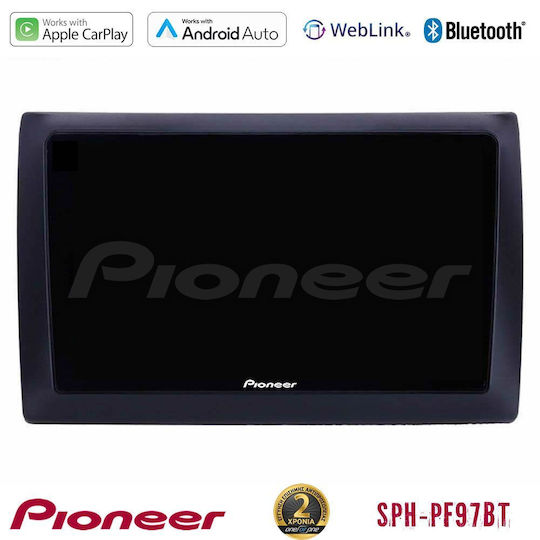 Pioneer Car Audio System for Fiat Stilo 2001-2008 (Bluetooth/USB/WiFi/GPS/Apple-Carplay/Android-Auto) with Touch Screen 9"