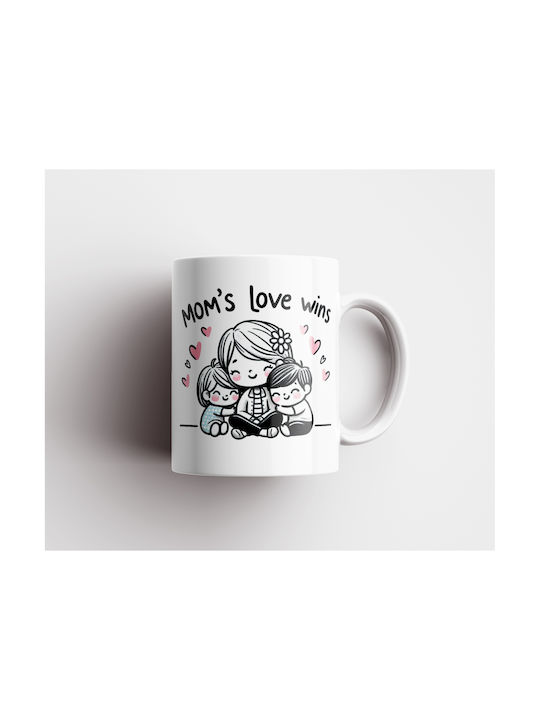 White Ceramic Mug Mother's Day Dp0123