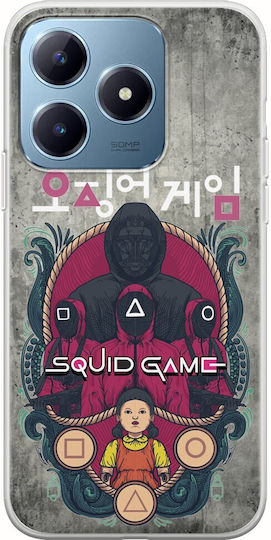 Squid Game Realme C63 Flexibles TPU Transparentes Silikon