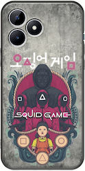 Squid Game Realme Note 50 Черен TPU Черен Силикон Squid Game Realme Note 50 Черен TPU Черен Силикон