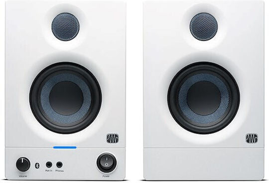 Presonus Eris 3.5BT A Doua Generație Ηχεία Studio Monitor 3.5" 25W Pereche Λευcă