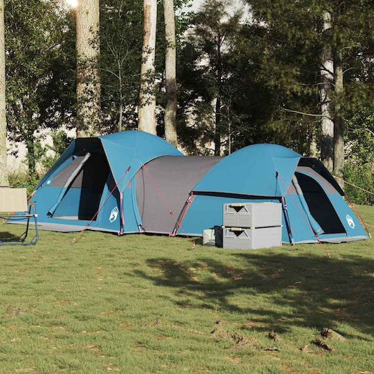 vidaXL Σκηνή Camping Τούνελ Μπλε για 5 Άτομα