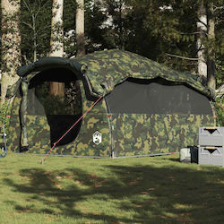 vidaXL Σκηνή Camping Τούνελ Πράσινη για 6 Άτομα
