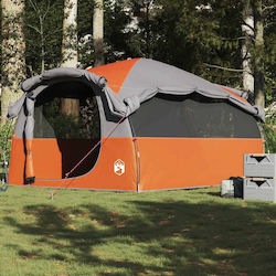 vidaXL Σκηνή Camping Τούνελ Γκρι για 6 Άτομα
