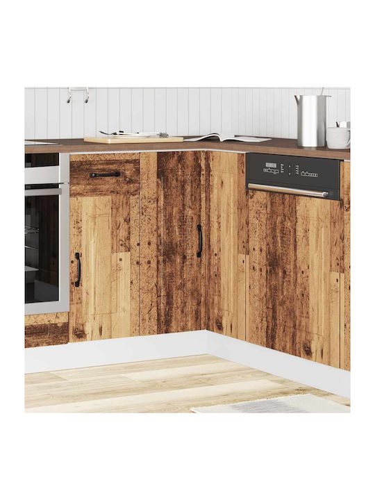 Eckschrank Boden Old Wood 75.5x75.5x81.5cm