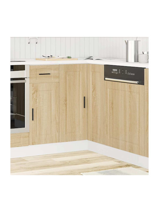 Dulap de Colț pardoseală Sonoma Oak 75.5x75.5x8...